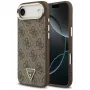 Guess 4G Triangle Logo MagSafe Case für iPhone Air, Braun/Gold