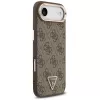 Guess 4G Triangle Logo MagSafe Case für iPhone Air, Braun/Gold