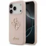 Guess Silicone Big 4G Script Back Cover für Apple iPhone 17 Pro - Pink