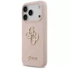 Guess Silicone Big 4G Script Back Cover für Apple iPhone 17 Pro - Pink