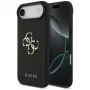 Guess Grained Big 4G & Classic Logo Case für iPhone Air, Schwarz