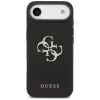 Guess Grained Big 4G & Classic Logo Case für iPhone Air, Schwarz