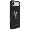 Guess Grained Big 4G & Classic Logo Case für iPhone Air, Schwarz