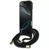 Guess 4G Big Logo Cord Strap Crossbody Case für Apple iPhone 17, Schwarz