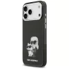 Karl Lagerfeld IML Aquarelle Karl & Choupette & Logo MagSafe Case für iPhone 17 Pro (Schwarz)