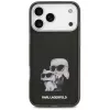 Karl Lagerfeld IML Aquarelle Karl & Choupette & Logo MagSafe Case für iPhone 17 Pro (Schwarz)