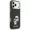 Karl Lagerfeld IML Aquarelle Karl & Choupette & Logo MagSafe Case für iPhone 17 Pro (Schwarz)