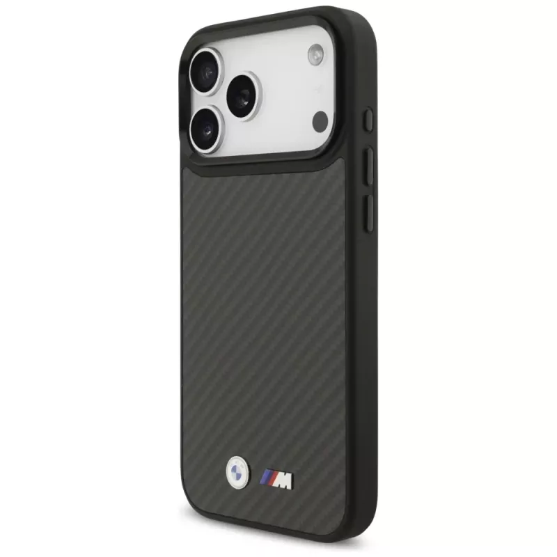BMW M Kevlar Matt MagSafe Case für iPhone 17 Pro Max Schwarz