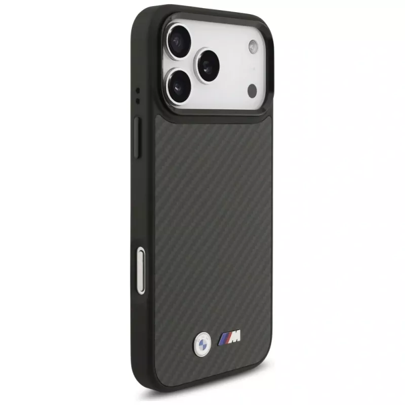 BMW M Kevlar Matt MagSafe Case für iPhone 17 Pro Max Schwarz
