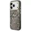 Guess Python Pattern MagSafe Case für iPhone 17 Pro Braun