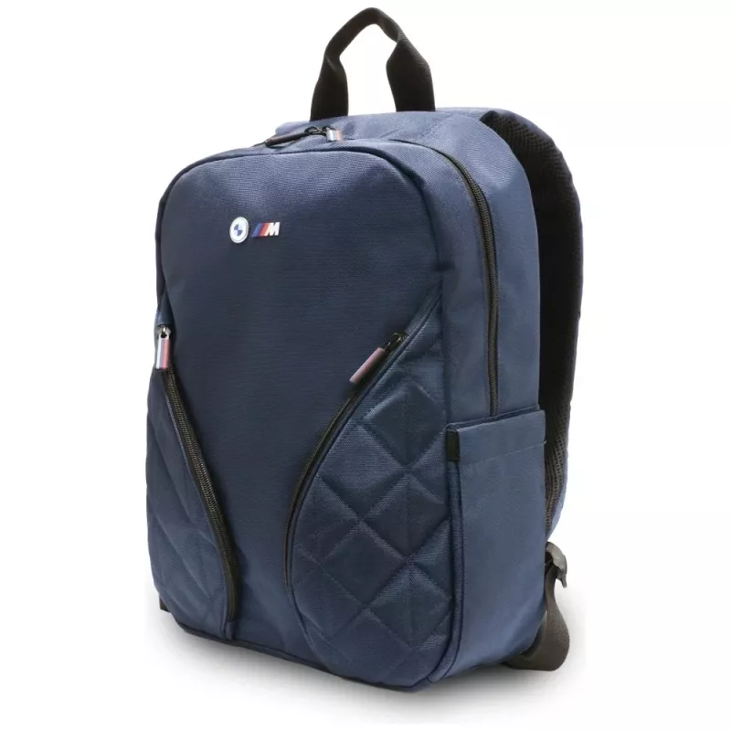 BMW Nylon Laptop Rucksack 16 Zoll Navy Blau