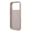 KARL LAGERFELD Silikon-Case für Apple iPhone 17 Pro mit MagSafe und Ringhalter, Pink, Karl & Choupette Kollektion