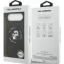 KARL LAGERFELD Silikon Karl & Choupette Ring MagSafe Case für Apple iPhone Air - Schwarz