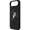 KARL LAGERFELD Silikon Karl & Choupette Ring MagSafe Case für Apple iPhone Air - Schwarz