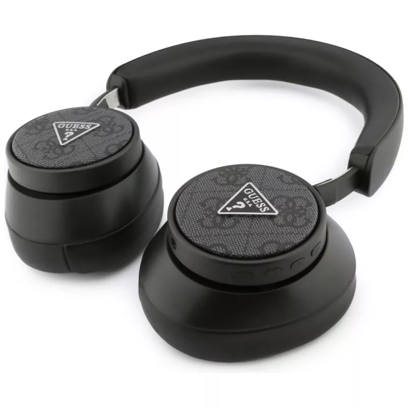 Guess 4G Triangle Logo Wireless Over-Ear Headphones Bluetooth 5.4 ENC Black