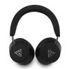 Guess Bluetooth Over-Ear Kopfhörer ENC Saffiano Triangle Logo Schwarz
