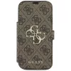Guess Book 4G Metal Logo Case für Apple iPhone 17 Pro, Braun