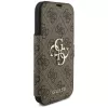 Guess Book 4G Metal Logo Case für Apple iPhone 17 Pro, Braun