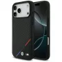 BMW M Carbon Tricolor Line MagSafe Case für iPhone 17 Pro Max Schwarz