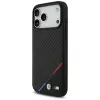BMW M Carbon Tricolor Line MagSafe Case für iPhone 17 Pro Max Schwarz