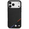 BMW M Carbon Tricolor Line MagSafe Case für iPhone 17 Pro Max Schwarz