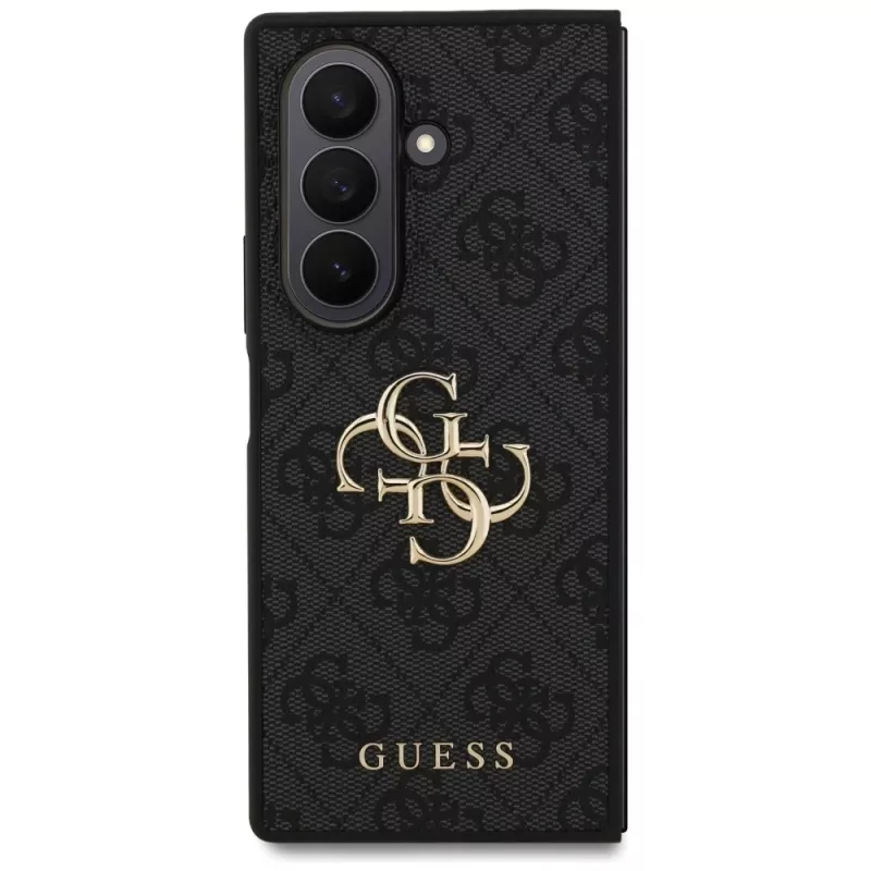 Guess Big 4G Logo Classic Case für Samsung Galaxy Z Fold7 Schwarz