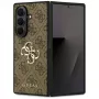 Guess Big 4G Logo Classic Case für Samsung Galaxy Z Fold7, Braun