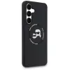 Karl Lagerfeld Silicone Karl & Choupette Heads MagSafe Case for Samsung Galaxy S25 FE Black