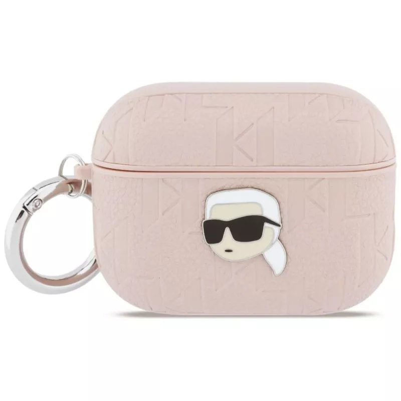 KARL LAGERFELD Monogram Karl Head Case für AirPods Pro 3, Pink
