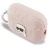 KARL LAGERFELD Monogram Karl Head Case für AirPods Pro 3, Pink