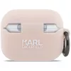 Karl Lagerfeld Silikon Choupette Head 3D Hülle für AirPods Pro 3, Pink