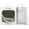 Guess Glitter Pearl Strap Case für AirPods Pro 3, Khaki