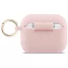 Guess Silikon-Glitzer-Ring-Hülle für AirPods Pro 3, Pink