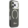 Guess IML Script Metal MagSafe Case für Apple iPhone 17 Pro Schwarz