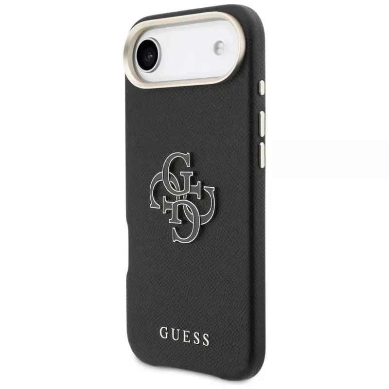 Guess FW Resin Logo Case für iPhone Air Schwarz