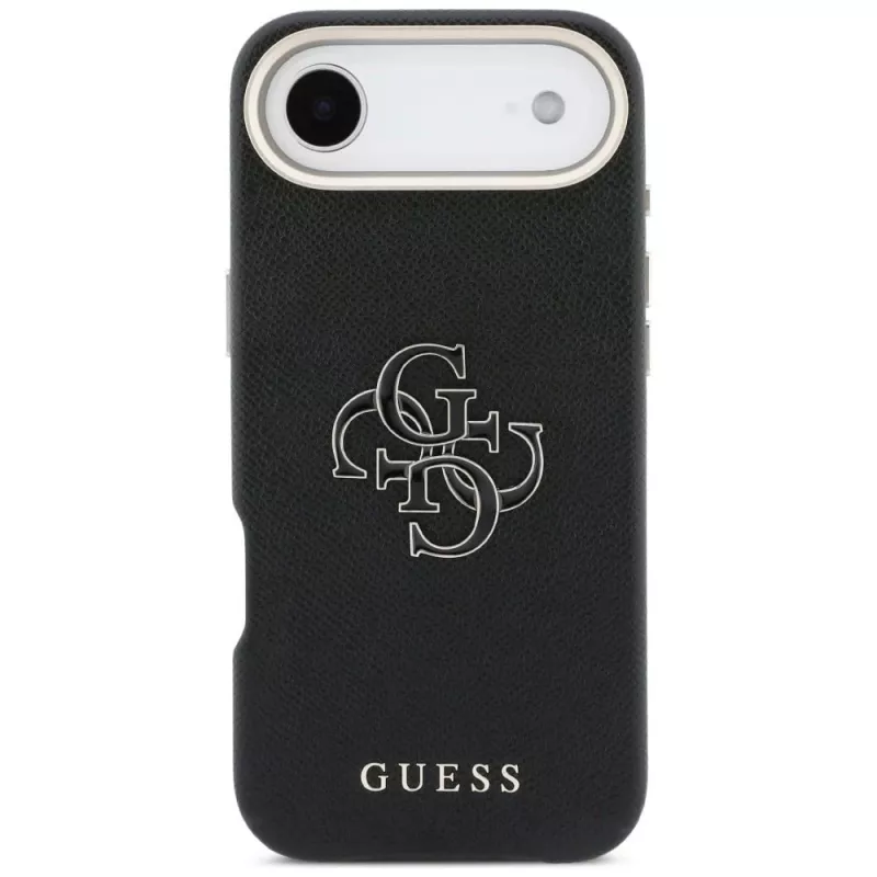 Guess FW Resin Logo Case für iPhone Air Schwarz