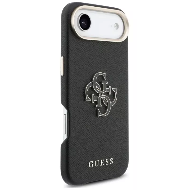Guess FW Resin Logo Case für iPhone Air Schwarz
