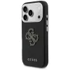 Guess FW Resin Logo Back Cover für Apple iPhone 17 Pro, Schwarz