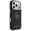 Guess FW Resin Logo Back Cover für Apple iPhone 17 Pro, Schwarz