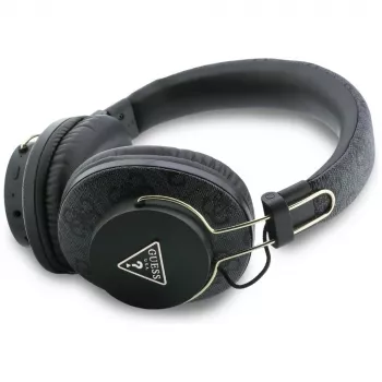 Guess Triangle Logo Bluetooth ENC Over-Ear Kopfhörer Schwarz