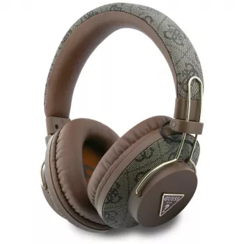 Guess Triangle Logo Bluetooth ENC Over-Ear Kopfhörer Braun