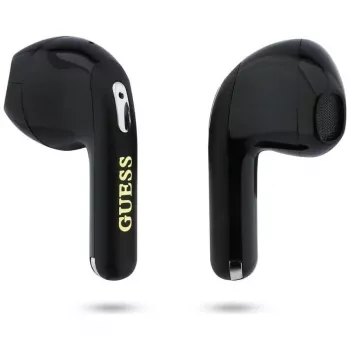 Guess Gold Line Triangle TWS Bluetooth Earbuds mit Ladecase (Schwarz)
