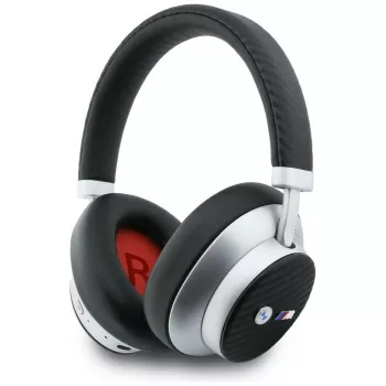 BMW M Carbon Metal Logo Bluetooth ENC Over-Ear Kopfhörer Silber