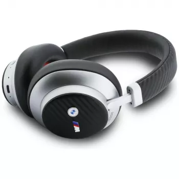 BMW M Carbon Metal Logo Bluetooth ENC Over-Ear Kopfhörer Silber