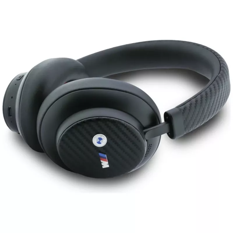 BMW M Carbon Metal Logo Bluetooth ENC Over-Ear Kopfhörer Schwarz