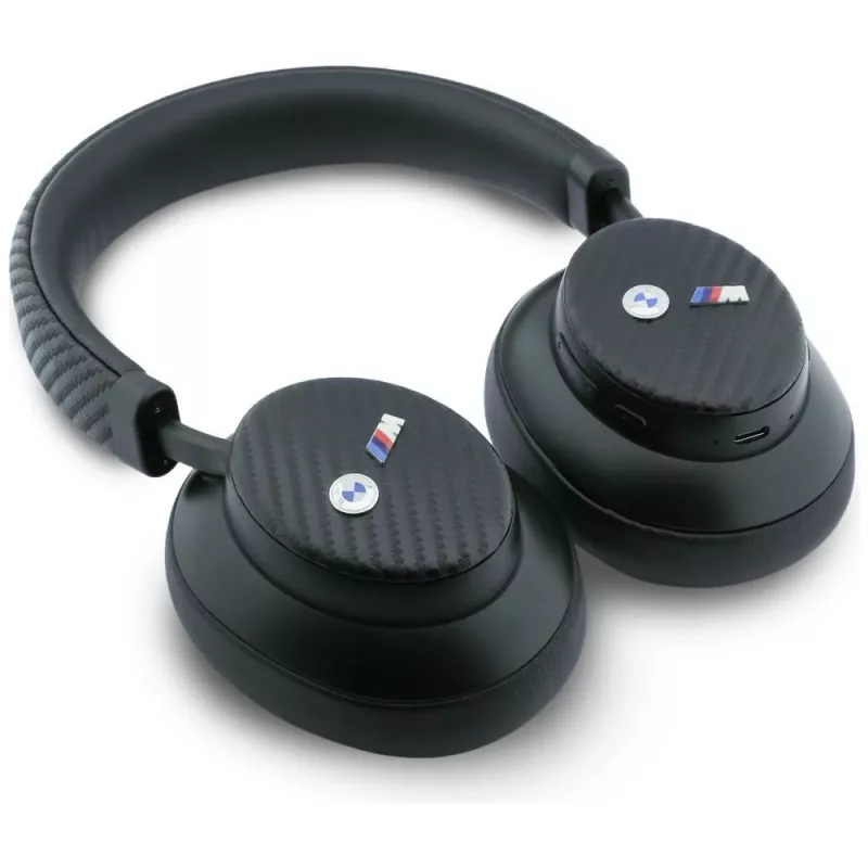 BMW M Carbon Metal Logo Bluetooth ENC Over-Ear Kopfhörer Schwarz