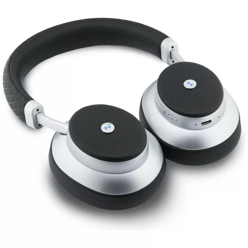 BMW Metal Logo MK Bluetooth ENC Over-Ear Kopfhörer Silber