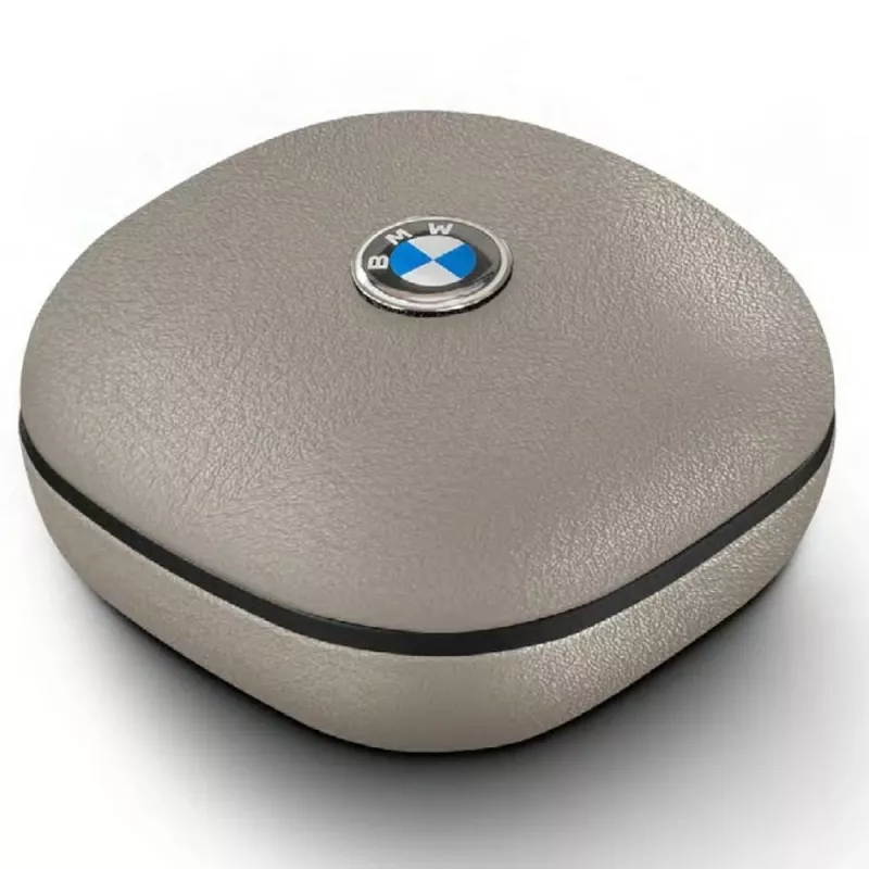 BMW LeatherMetal Logo TWS Bluetooth Earbuds mit ENC, Taupe