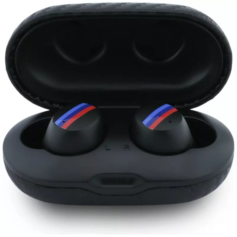 BMW Bluetooth TWS Earbuds Carbon Metal Logo ENC Schwarz