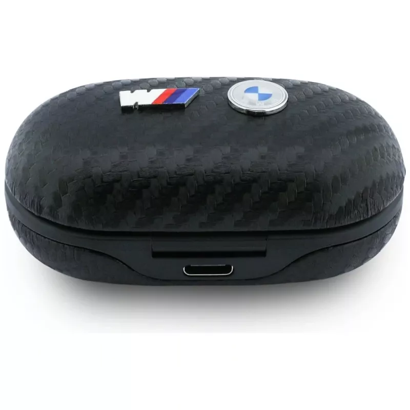 BMW Bluetooth TWS Earbuds Carbon Metal Logo ENC Schwarz